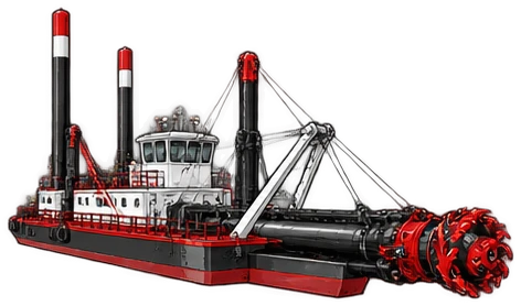 Cutter suction dredgers